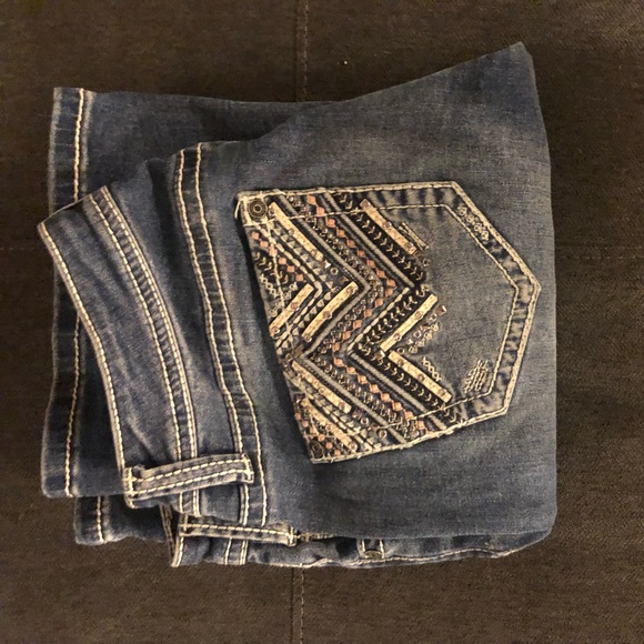 Rock and Roll Cowgirl Jeans size 27x34 - Picture 2 of 6